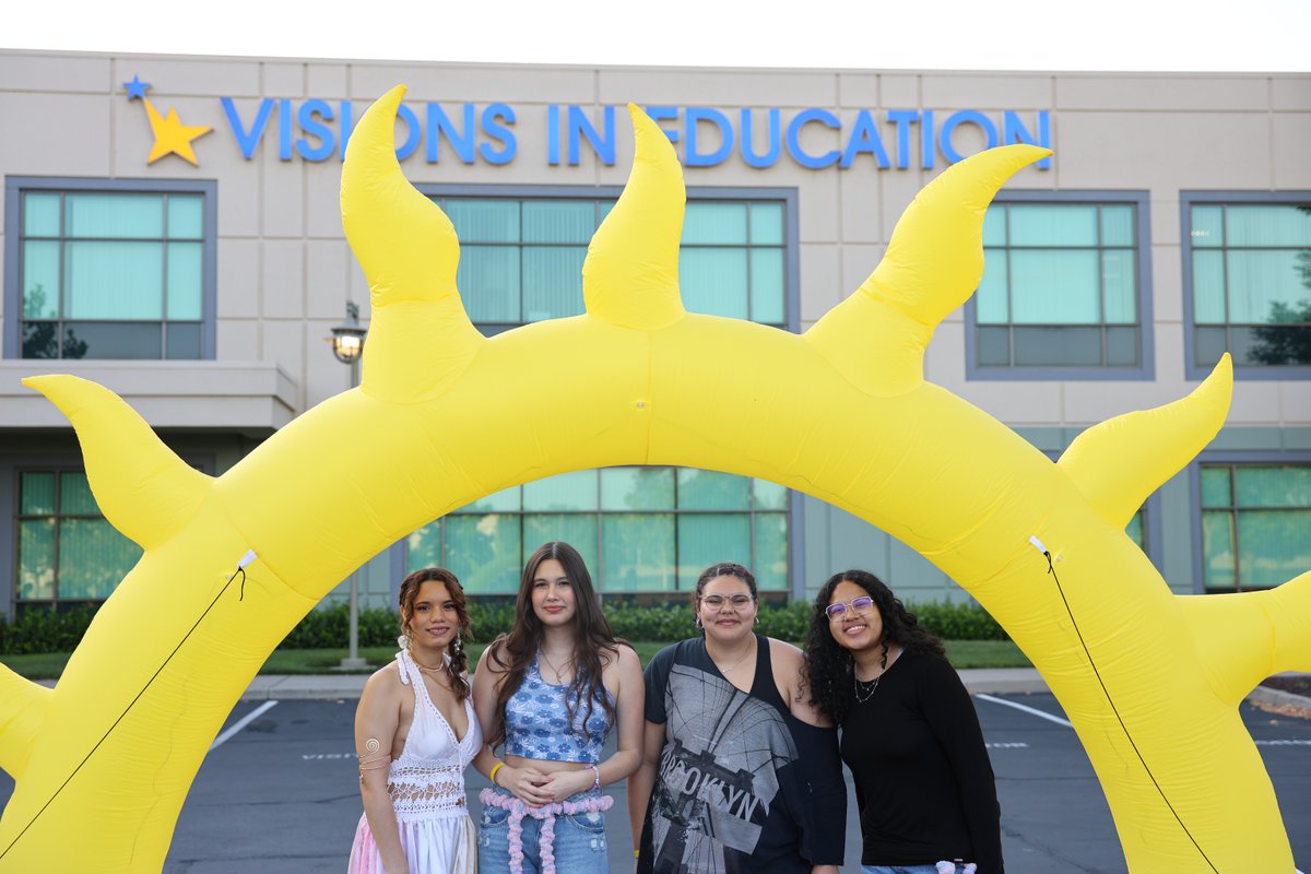 VisionsInEd's tweet photo. As the sun set on their K-12 journeys, Visions' Class of 2026 gathered with their families, teachers, and staff for our first-ever Senior Sunset Celebration last week. Read more here: https://t.co/LlaksVbuhD 🌇 https://t.co/dUXsZiARf9