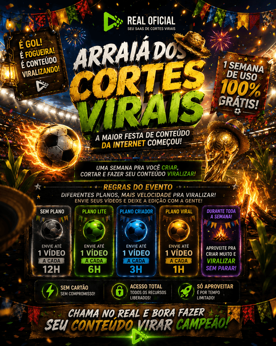 acgfbr's tweet photo. o arraiá do real oficial ta no ar, aproveite para criar conteúdo até o dia 06/06 23:59 100% gratis, confira as regras do evento!

vem clipar conosco https://t.co/DRHmjmDAcW https://t.co/YVtGC1o80m