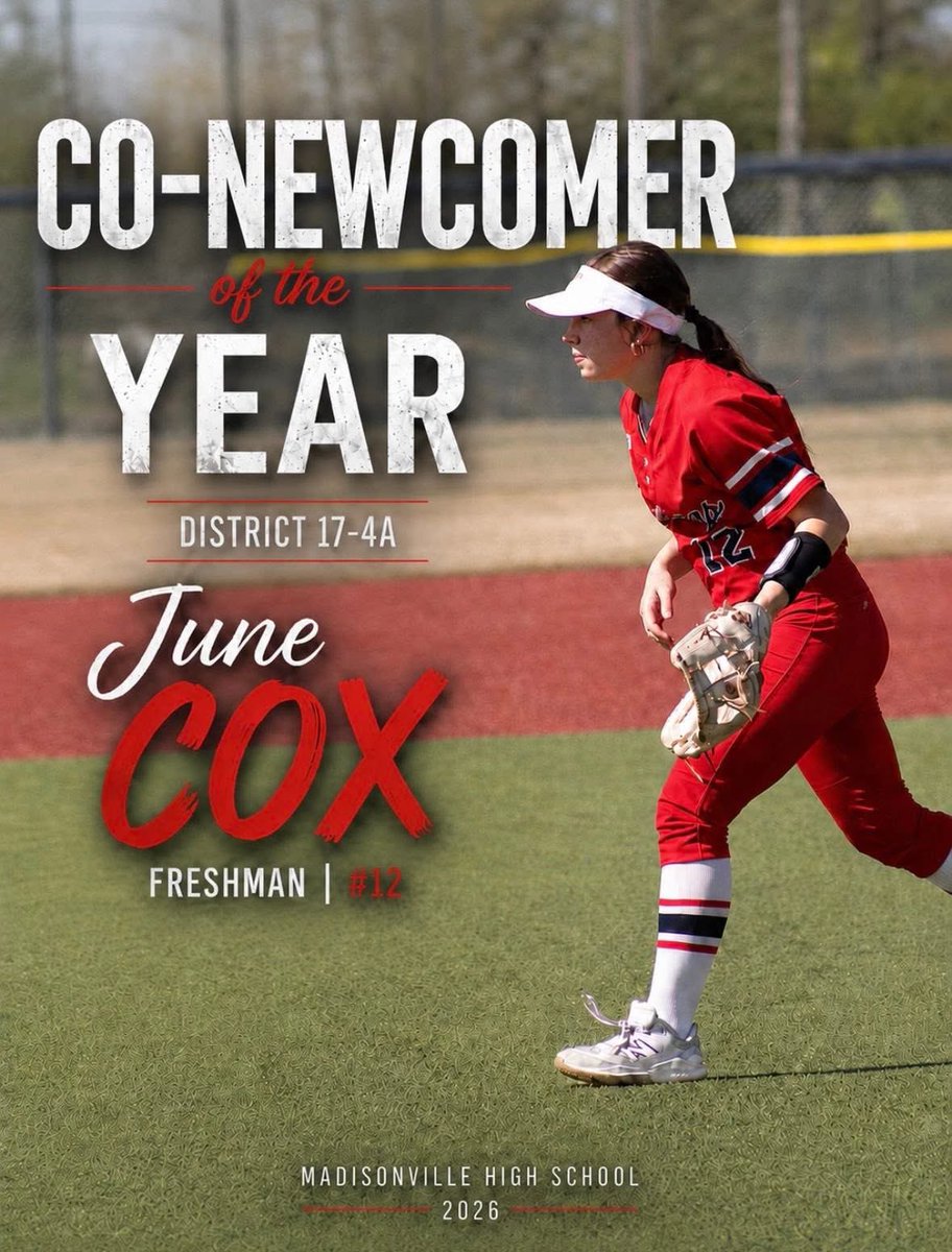 CoxJune4267's tweet photo. Co-Newcomer of the Year as a freshman! 🏆 So proud of this milestone. Huge thanks to the team and the coaching staff for trusting me. https://t.co/igrw64Cxv9