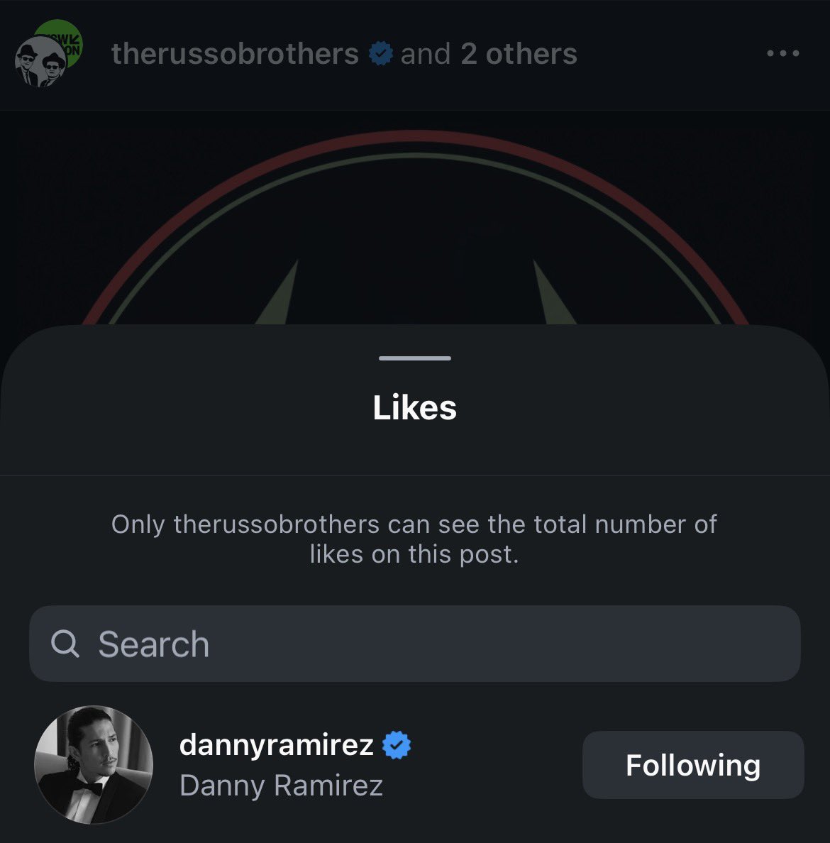 UpdatesCAP4's tweet photo. Danny Ramirez liked the Russo Bros’ new post teasing a surprise at SXSW London for ‘AVENGERS: DOOMSDAY’.

“Starts June 2nd at 10am. Surprise at 2pm.” https://t.co/aWWwSgseky