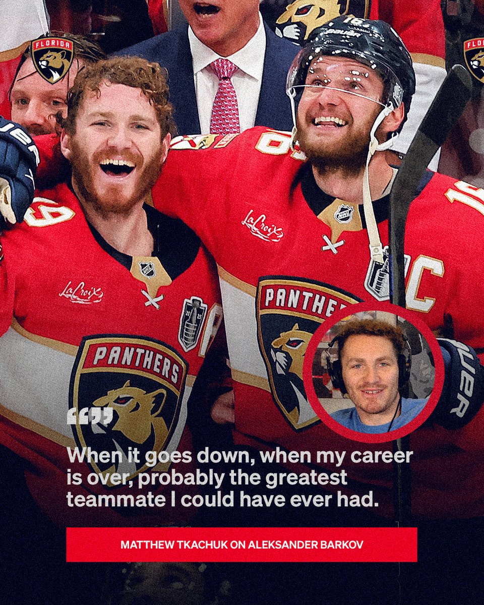 FlaPanthers's tweet photo. Name a better duo, we'll wait.

(via @Wingmenpod) https://t.co/o3cmlPJPie