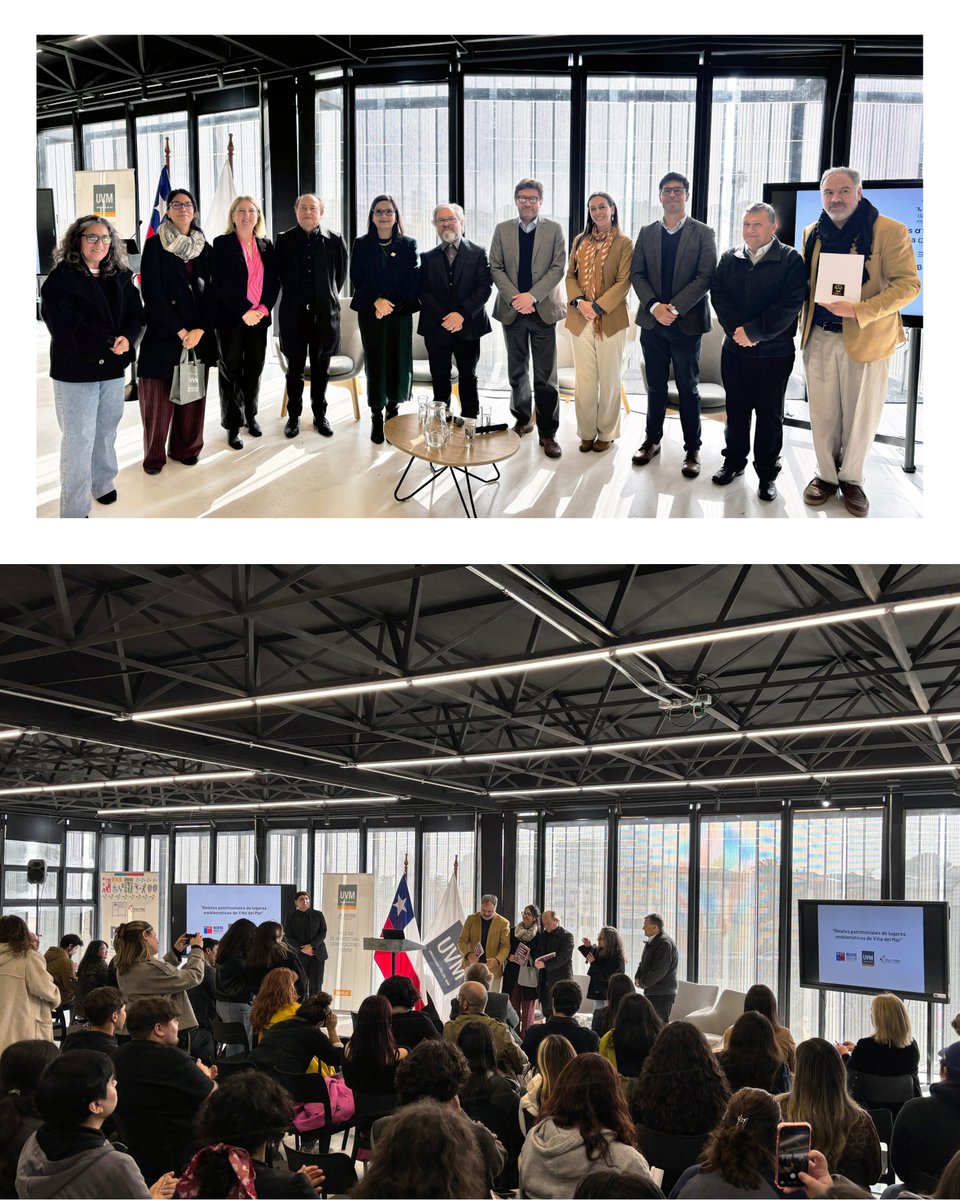 UVM_cl's tweet photo. La Facultad de Arquitectura, Comunicaciones y Diseño UVM inauguró su Año Académico 2026 con la jornada “Relatos Patrimoniales de lugares emblemáticos de Viña del Mar”
Revisa la nota completa en: https://t.co/H3El6hiwHf https://t.co/oLG9zouoqw