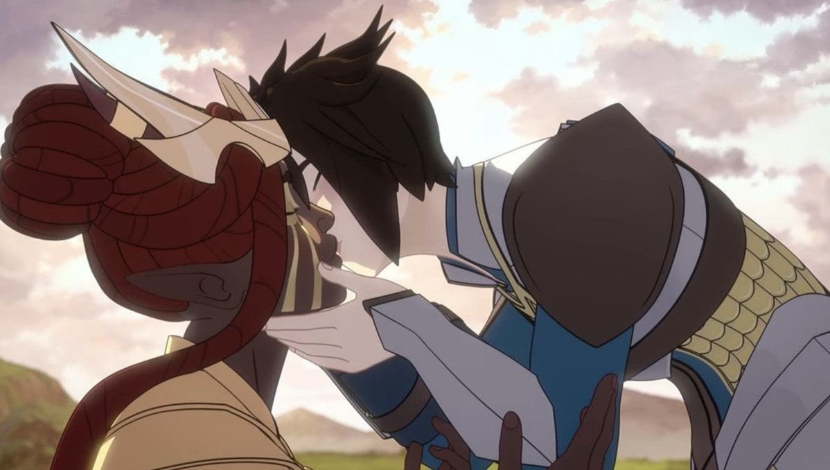 RaysSpellbook's tweet photo. Happy pride month everyone! 
A reminder to everyone LGBTQIA+, that you are loved, you are seen, and you deserve good representation in media! 

And thank you TDP for giving us so many queer couples and characters who are! https://t.co/EBagEhPKDI