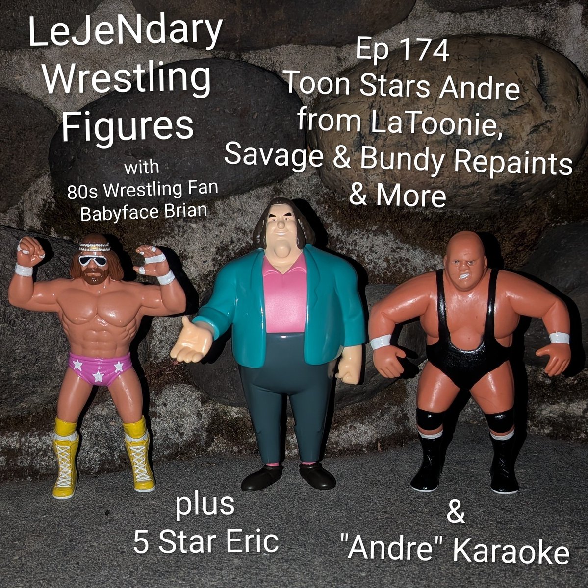 LeJendaryWFP's tweet photo. Check out Ep 174 of LeJeNdary Wrestling Figures as I talk about the Toon Stars Andre figure from LaToonie, a couple repaints &amp; more before 5 Star Eric joins me &amp; "Andre" Karaoke closes the show
https://t.co/UVrmObWcPa https://t.co/vwExuerQL0