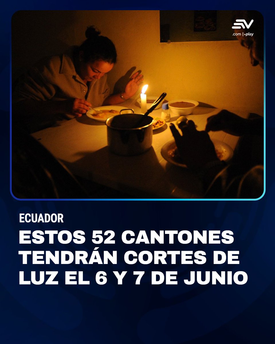EcuavisaInforma's tweet photo. 🧾💡 Las empresas eléctricas realizarán nuevas suspensiones del servicio por obras preventivas frente al fenómeno de El Niño. 📌 Guayaquil no entra en la lista, pero otras grandes ciudades sí. 💻 https://t.co/mbGxb7hb8n https://t.co/XA732OwKYP