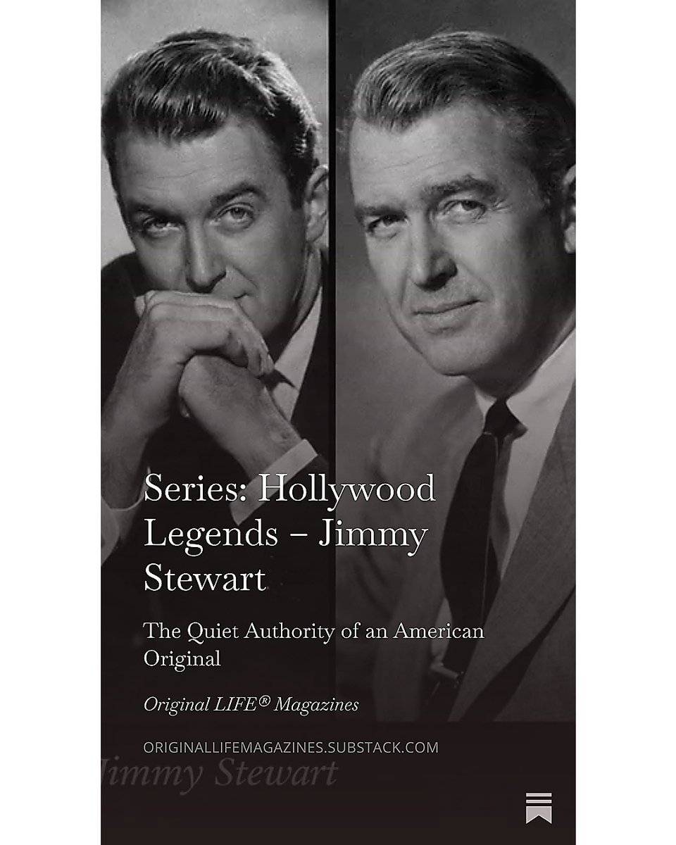 OrigLIFEmags's tweet photo. He didn’t perform heroism.
He lived it.

Read: https://t.co/joyos5eq0z

Shop: https://t.co/XTiuVRJ4FZ

Watch: https://t.co/7jwXOscKoQ - In theatres November 6, 2026

#JimmyStewart #HollywoodLegends #LifeMagazine #JimmytheMovie #HistoryYouCanHold #OriginalLifeMagazines https://t.co/iAQoEDkELF