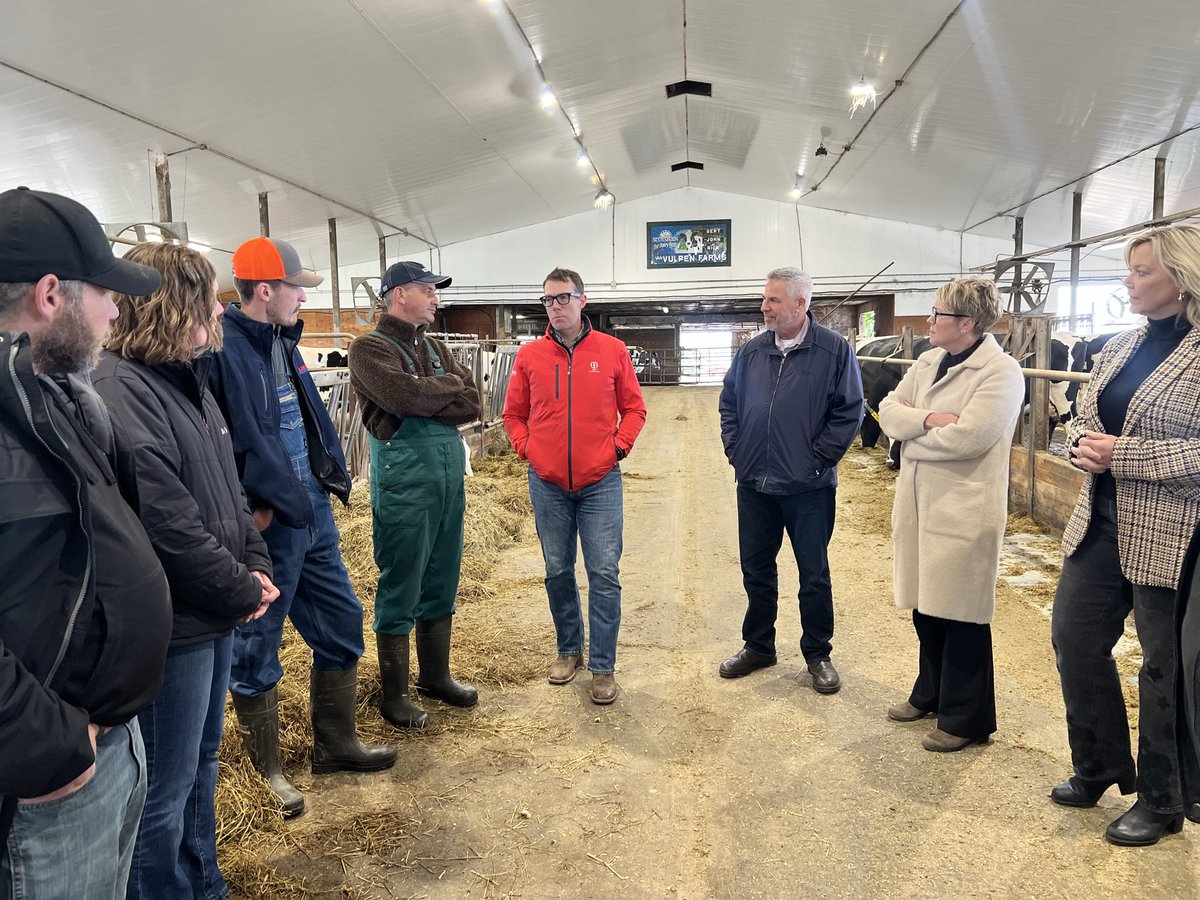 daveeppckl's tweet photo. Happy World Milk Day! Today I was joined by @JohnBarlowMP @CarolAnsteyMP and @NovaScotiaESM as we visited Van Vulpen Farms in beautiful Nappan, Nova Scotia!

Today let us celebrate our great Canadian dairy industry, honour our farmers, and promote sustainable milk production! https://t.co/QjTOq9qbaQ