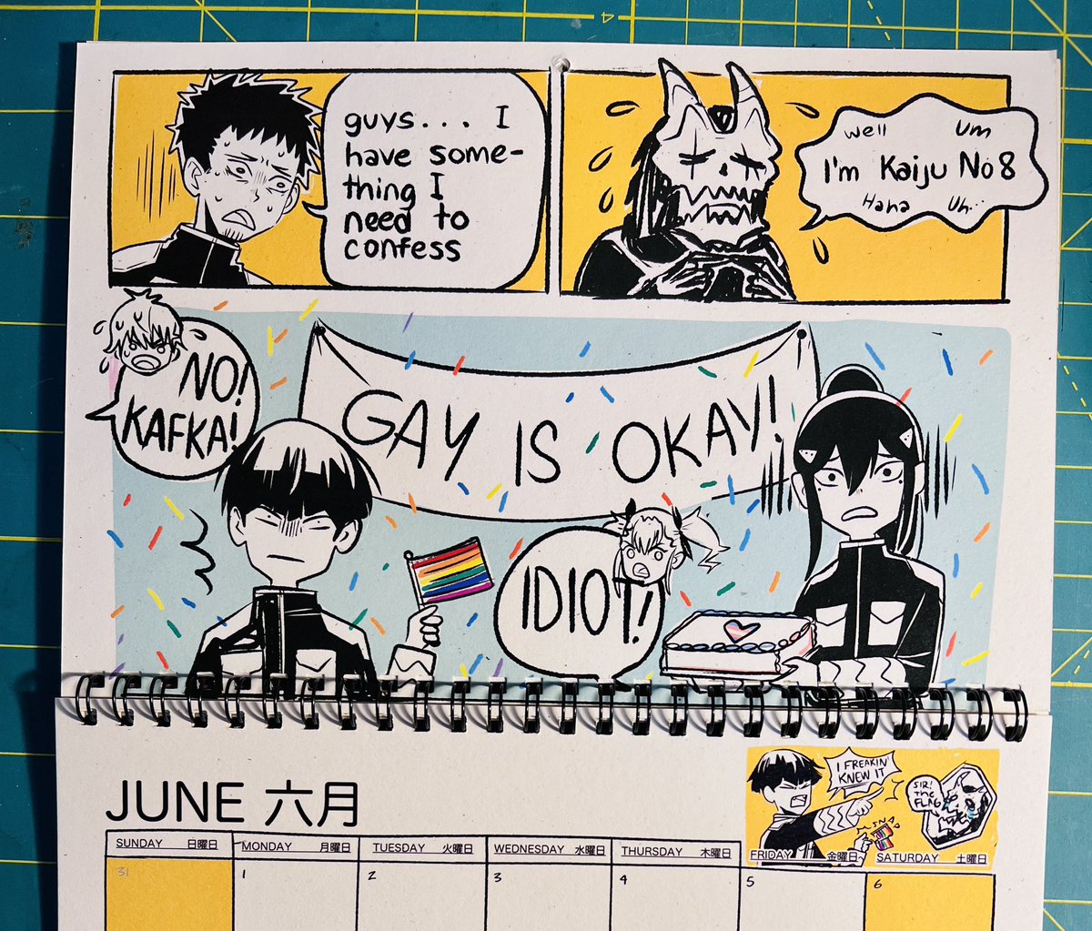 fend13th's tweet photo. JUNE JUNE JUNE #kaijuno8
this was my favorite month! 🌈💛 https://t.co/7zo1yK8nNG