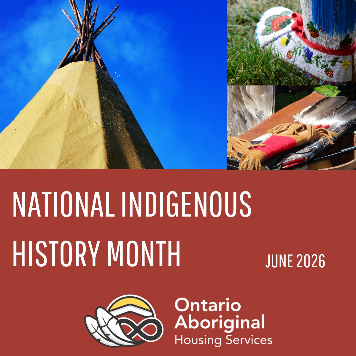 OAHSSC's tweet photo. Today marks the beginning of National Indigenous History Month!

During the entire month of June, we honour the rich diversity of Indigenous people and cultures across Turtle Island.

As an Indigenous-led organization, OAHS is grounded in the knowledge and vision of the urban Indigenous communities we serve. We are proud to advance Indigenous housing solutions that are rooted in culture and guided by the principle of "For Indigenous, By Indigenous," because when Indigenous communities lead, stronger futures are built.

This month, we reflect on the progress that has been made, celebrate our collective achievements across the sector, and carry forward the vision of stronger communities for the next seven generations.

#IndigenousHistoryMonth #ForIndigenousByIndigenous #IndigenousHousing #NationalIndigenousHistoryMonth