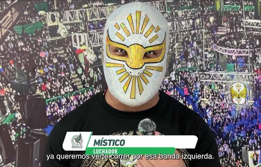 IANdrewDiceClay's tweet photo. Only two wrestlers have appeared in World Cup video announcements for their countries.

Mistico and Grado. You arent playing the same game as these boys, lads. https://t.co/wqxRM9Ysiz