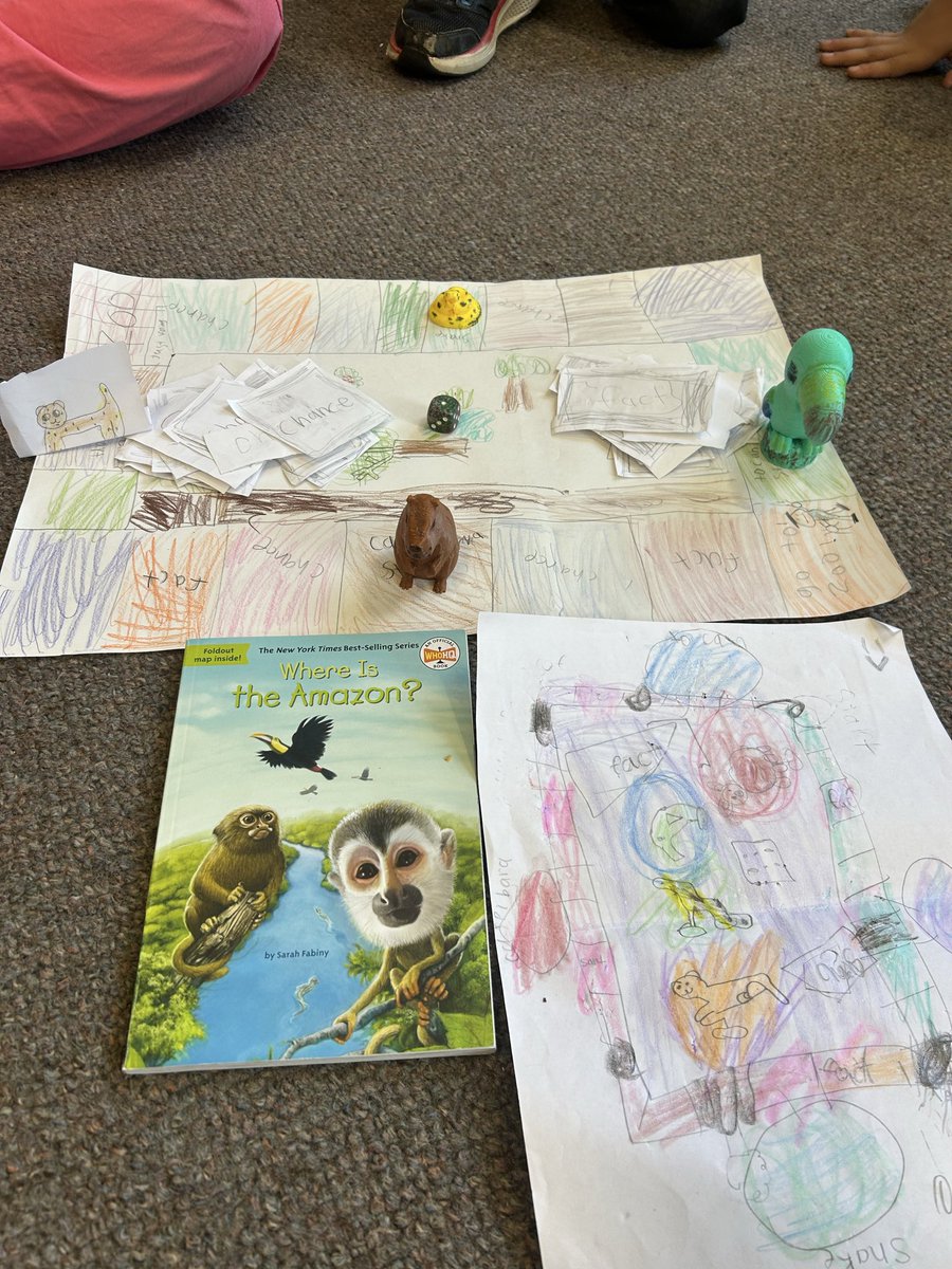MrsMelissaYoder's tweet photo. This year, I wrote a grant for books to implement group based Genius Hour in my classroom. I was impressed with the creativity used in presenting learning to the class! Way to go second graders! #ThisIsRevere https://t.co/Ebg7Spcdo3