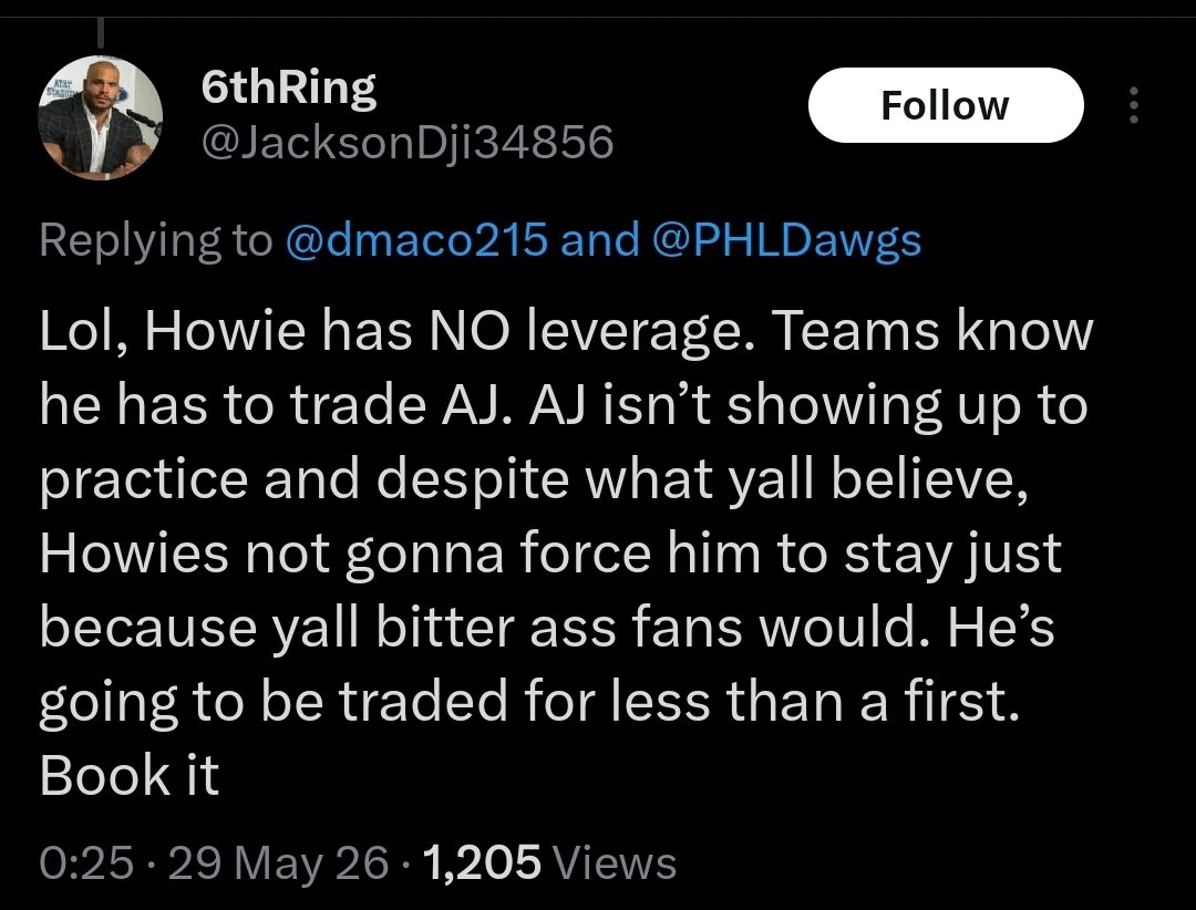 DangerDave33's tweet photo. @JacksonDji34856 @eggle69023 @RealTalkWithMJ1 This you telling us to "book" him not going for a 1st? Take a seat on this one https://t.co/HKwU4Du1h6