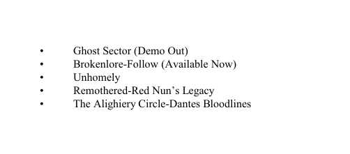 QuinnieXoXo_'s tweet photo. Here's the breakdown of the games that were shown during the @HorrorGameAward showcase. Even mentioned whether there's a demo for it. Have fun wishlisting! 💜 https://t.co/6G2nHFJVR5