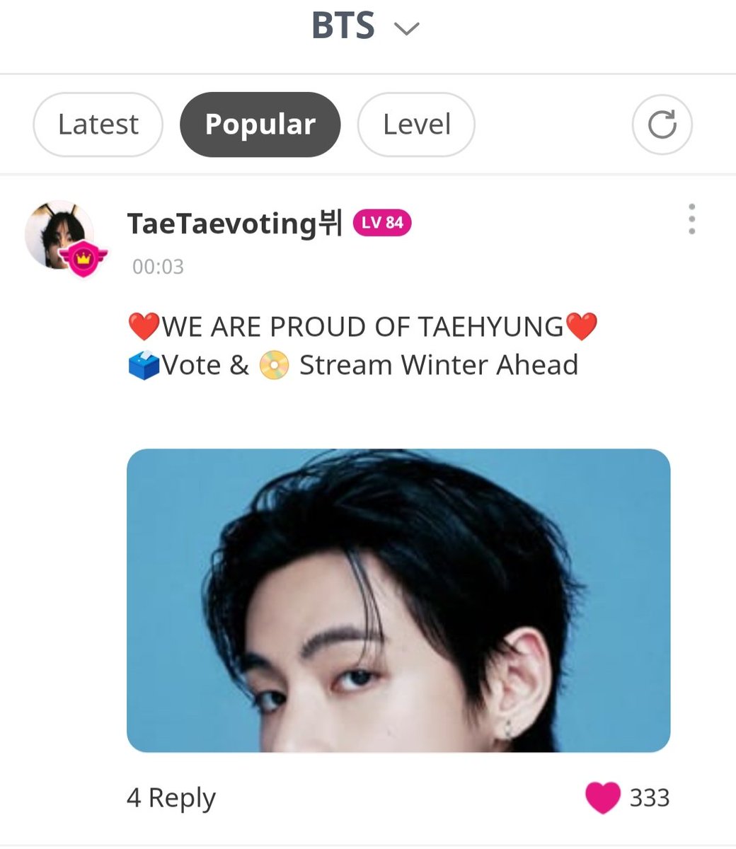kthvotingteam's tweet photo. 📣 JUN 2 | Idol Champ – BTS Comm unity Engagement Call 📣
Today’s posts are LIVE on Idol Champ! Let’s boost Taehyung together 💜

📝 Tasks (Earn CHAMSIMS): 
1️⃣ LIKE the posts
2️⃣ Leave a COMMENT
3️⃣ Like ALL replies (up to 30 👍)
📍 IMPORTANT:
• Please engage with ALL Tae-related posts ASAP
• Check Popular and Levels sections
• Hit the ❤️ on every Tae post to keep them ON TOP