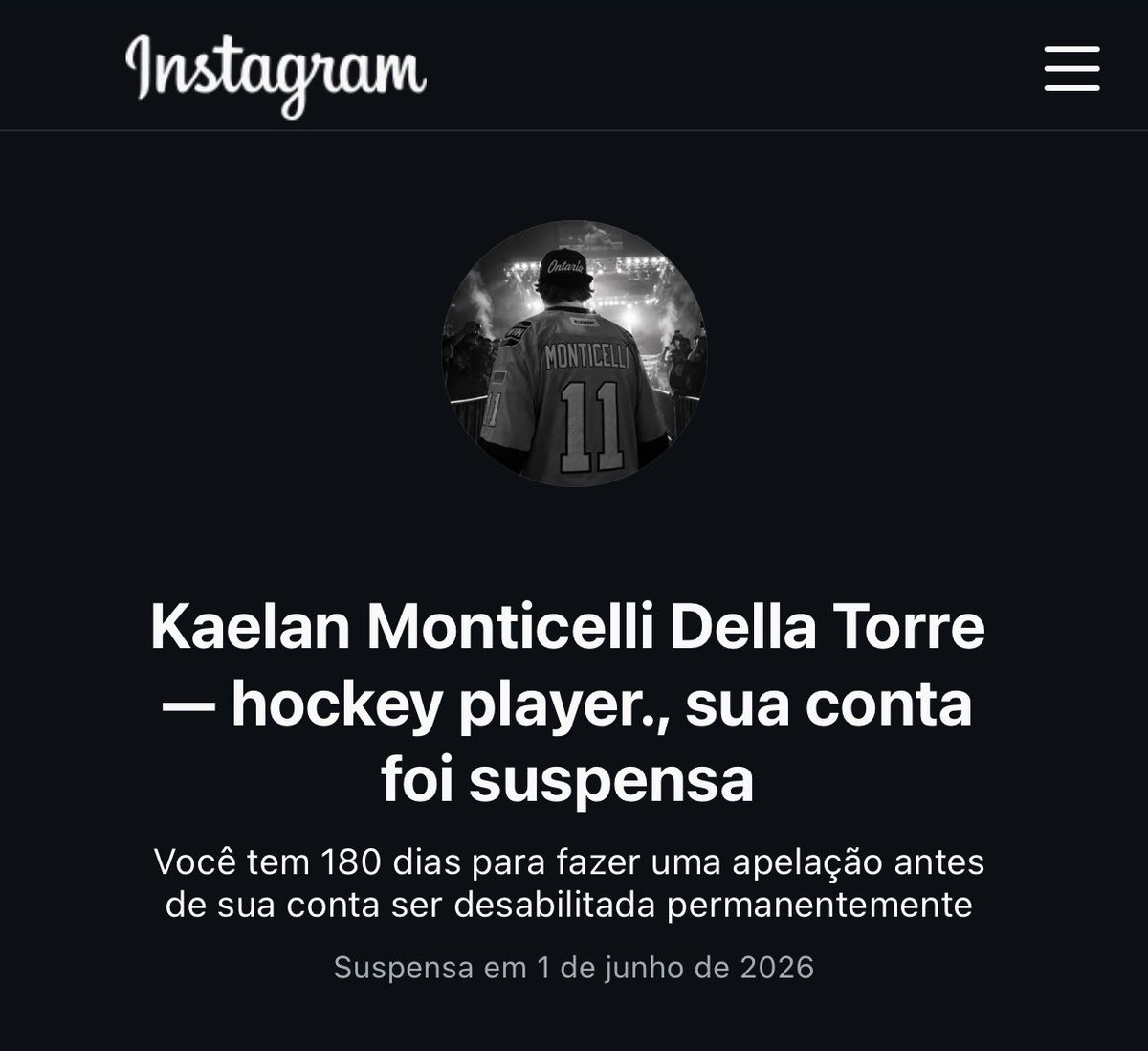 Kaelan Monticelli Della Torre — hockey player. tweet media