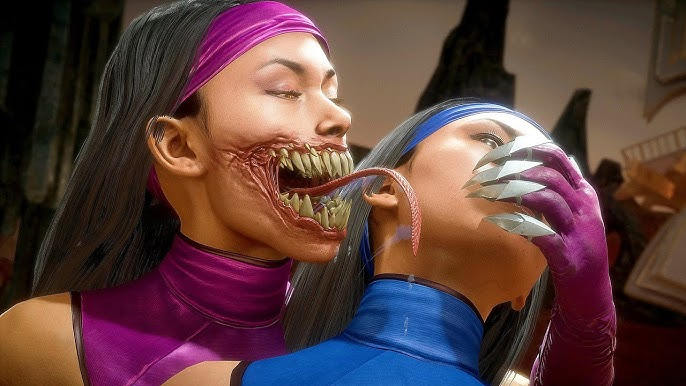 movesetmain's tweet photo. Happy Pride month to THEM (Kitana x Mileena) 💙🩷 https://t.co/F5dgKokZKp
