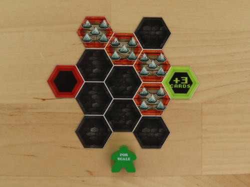 thegamecrafter's tweet photo. These invader mats are a great way to create randomized hex maps with small hexes. Mats are made out of our standard 12 point 320gsm black-core matte cardstock and are printed double-sided. https://t.co/wJflYgN1Fp https://t.co/stXLbnhsWp