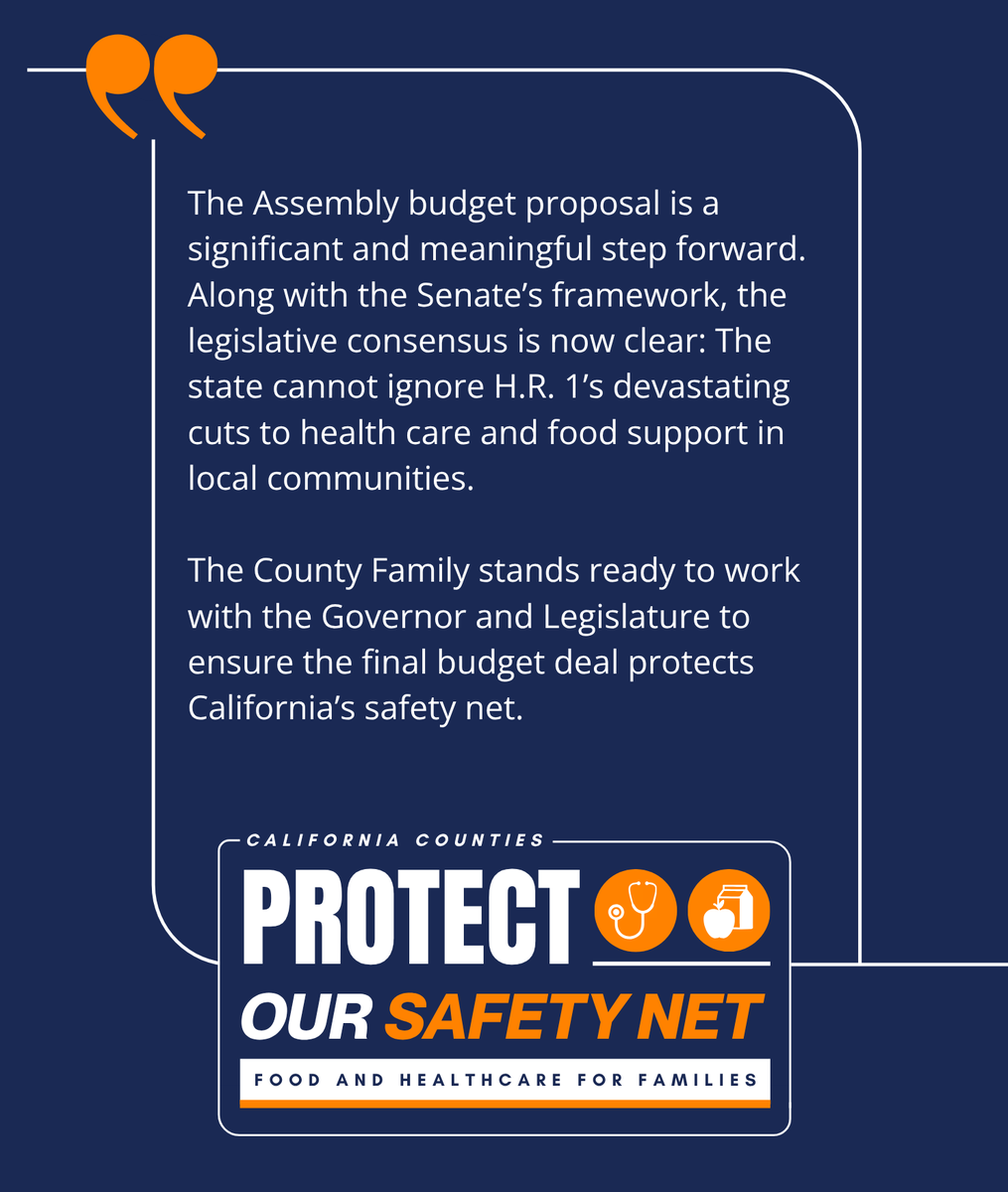 CSAC_Counties's tweet photo. The following statement in response to the Assembly budget proposal can be attributed to CSAC, @RuralCounties, @countiesurban, @CHEAC, CMSP, @CAPHSystems, @CWDA_CA, and CBHDA: https://t.co/dvfArGk9UW