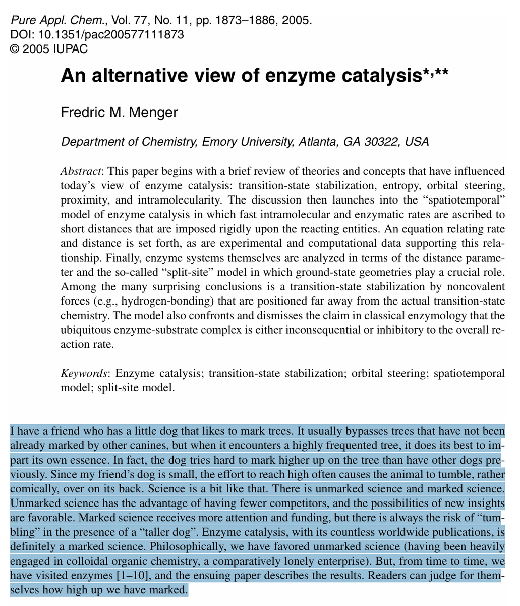 curiouswavefn's tweet photo. As an aside, Fred (who was on my Ph.D. committee) is also one of the best and most provocative scientific writers I know, as evidenced by this hilarious opening of a review on the spatiotemporal hypothesis. https://t.co/s53HbnUdW1