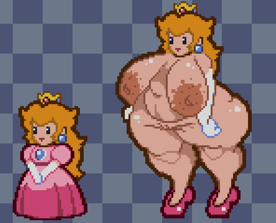 Kazzartdraw's tweet photo. some Paper Peach sprite cuz, why not - Sprite https://t.co/blsUHc83Lj