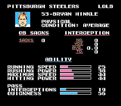SBluemanTecmo's tweet photo. Happy birthday to former @Steelers LB Bryan Hinkle (67)! He was a 6th rd. pick in '82 who played his entire 12-year @NFL career in Pittsburgh, earning 133 starts &amp; 744 tackles over that time. The tough &amp; rugged LB was a perfect fit for the Steel City. Happy birthday Bryan! https://t.co/DmSFbh92HT