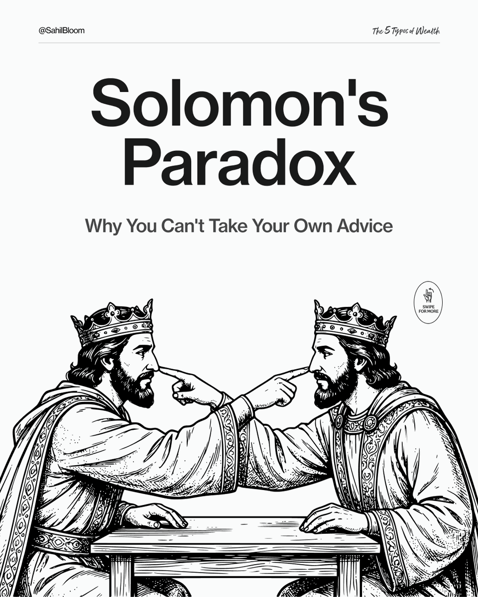 leantolearn's tweet photo. Life advice nobody taught you in school...

Solomon's Paradox

(a visual thread) https://t.co/rK76GOshOP