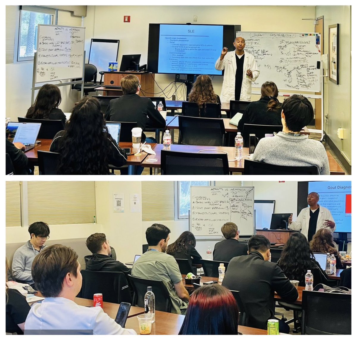 DoctorRajD's tweet photo. Just finished teaching the first day of live in-person high yield Internal Medicine Board Review at Huntington Health an affiliate of Cedars-Sinai, in Pasadena. Today we covered all of Rheumatology, Evaluation of Pituitary Disorders and Sodium Metabolism focusing on SIADH. https://t.co/rMPrzbCRgi