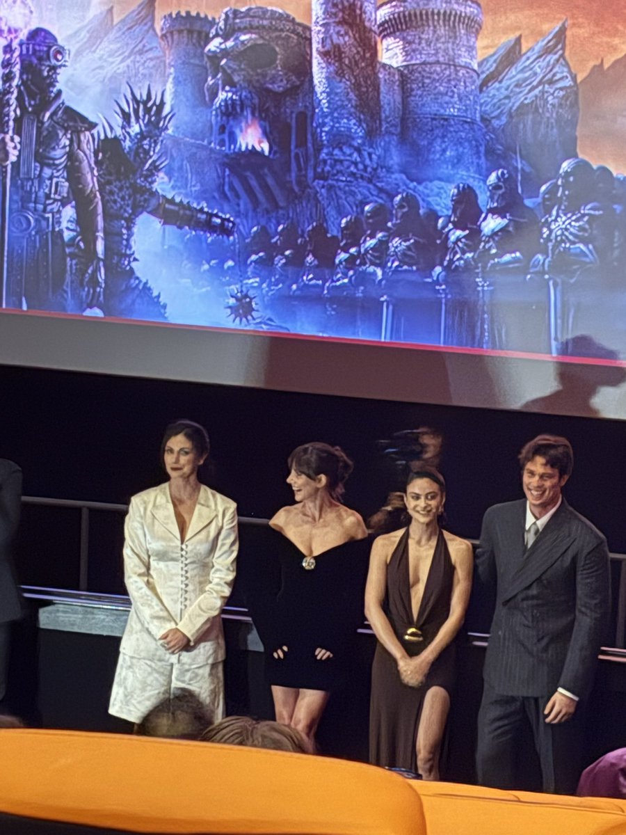DCrowsNest's tweet photo. A big thank you to Amazon and Mattel who let me dine on turkey strikes at the Masters of the Universe premiere. https://t.co/xCcuV7nfhu