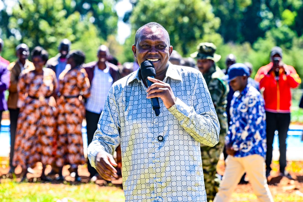 HonOscarSudi's tweet photo. Commissioned the Ngeria Girls Secondary School swimming pool alongside Rift Valley MP Joseph Wainaina, my good friend Moses Kuria, Ward Representatives, and the Ngeria Girls Secondary School management. This 12 ft by 35 ft facility with 450,000 litres capacity is designed to safely accommodate 80 students at 4m² per student, giving our girls a modern, on-site space for training, recreation, and growth.

This pool is more than infrastructure. It will promote fitness and essential water-safety skills for every student, while creating opportunities for discipline, teamwork, and personal growth that extend far beyond the classroom.