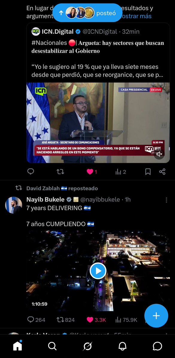 SamuelACarballo's tweet photo. Bukele hoy esta inaugurando un hospital mientras tanto en Honduras andan diciendole ñangaras a los médicos y docentes por exigir sus derechos que pena de país 😭😭😭 https://t.co/YnOlHalbqF