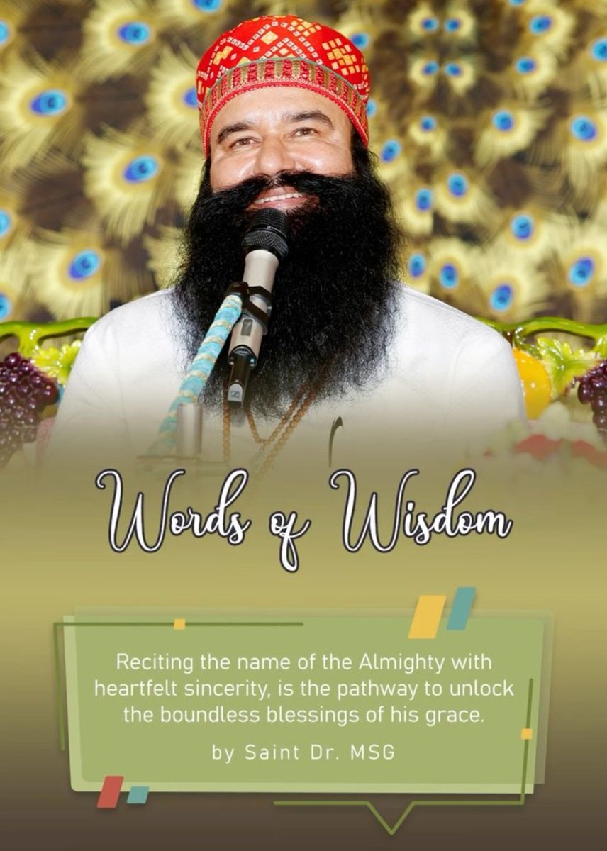 Parveen73566793's tweet photo. Need to make the right choice in tough times? Regular meditation strengthens your inner soul to guide you automatically. Saint Dr Gurmeet Ram Rahim Singh Ji Insan emphasizes that daily meditation is the key to clarity and correct decisions. ✨ #DecisionMakingTips
#Wisdom https://t.co/0bHzihE8RB