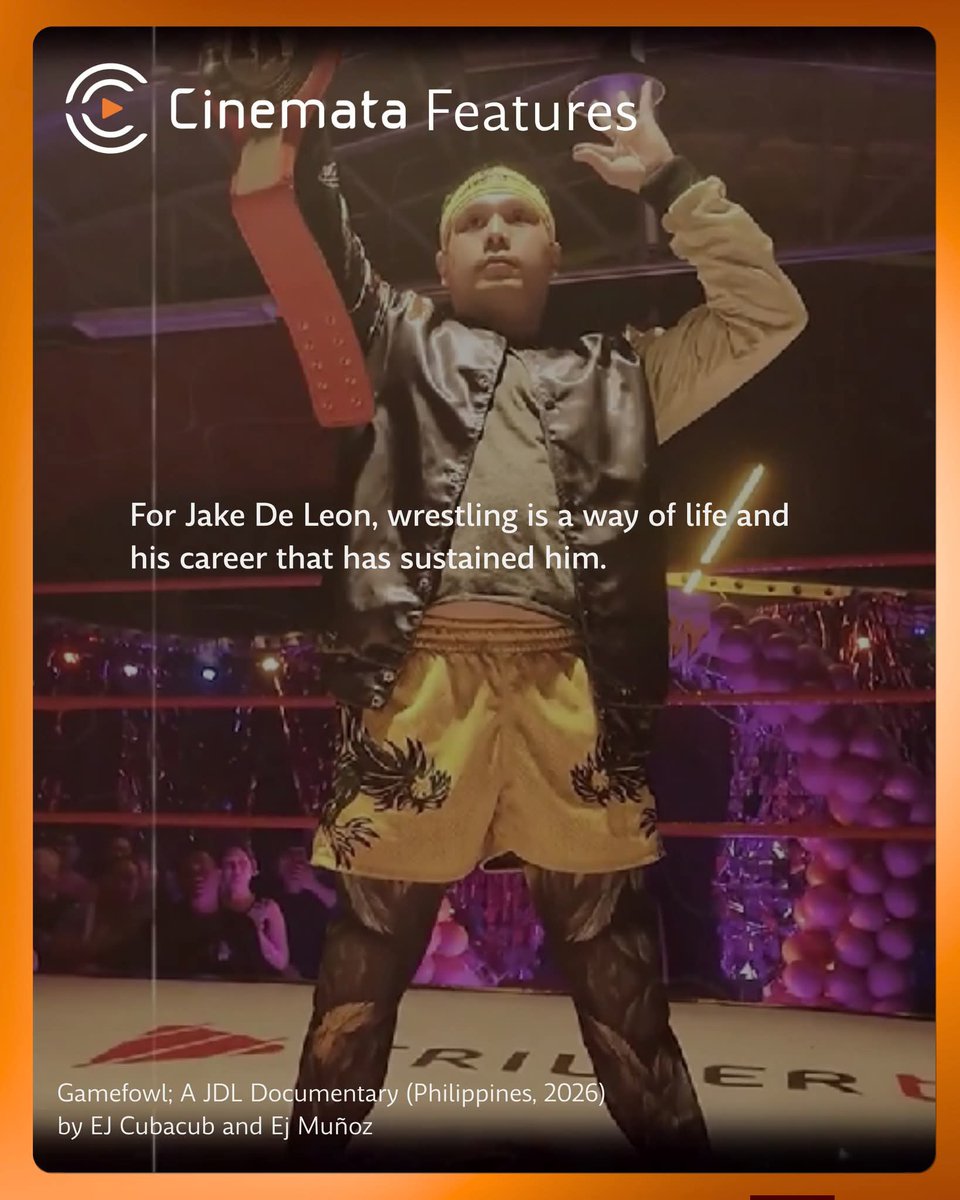 SenyoritoJDL's tweet photo. I'M IN A DOCUMENTARY, MGA HAYOP 🐔💛

Gamefowl by EJ Cubacub and Ej Muñoz examines the culture of wrestling in the Philippines and follows me around as I navigate this life in #PinoyWrestling

Watch it here: https://t.co/vSTcfe2fCF

#TamDokyuFest2026
#VisionsForASharedHumanity https://t.co/O29Ft3WFMW