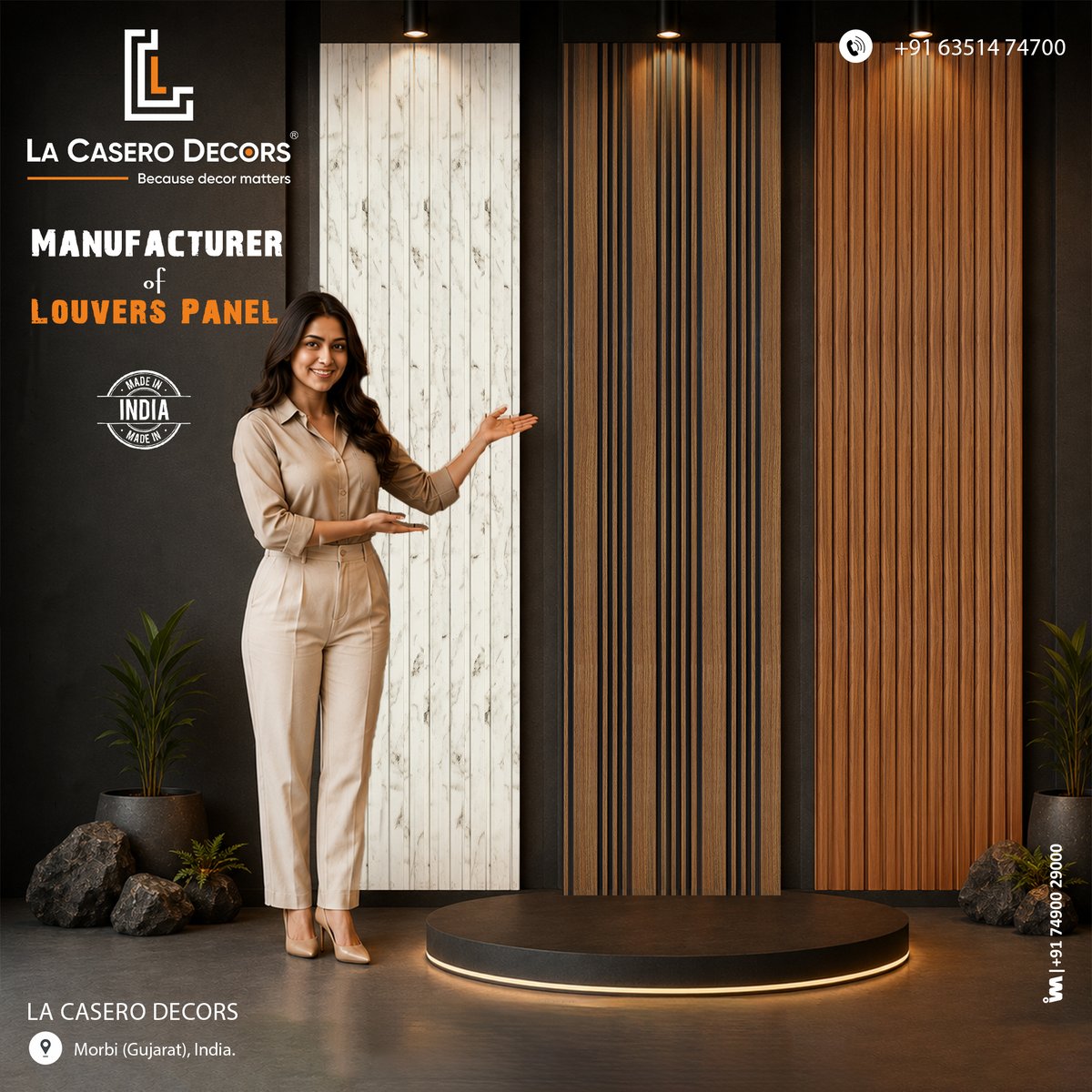 ibais_wooden's tweet photo. LA CASERO DECORS (MORBI)

For enquiry via WhatsApp click:  https://t.co/VE3DzmIwoz

Mr. Jill Bhalodiya: +91 6351474700
#louvers #louverspanel #wallpanels #wallinterior #walldecor #louversmanufacturer #walllouvers #lacasero #lacaserodecors #lacaseropanel #wood
.
@ibais_wooden https://t.co/qRCccTI8Tv