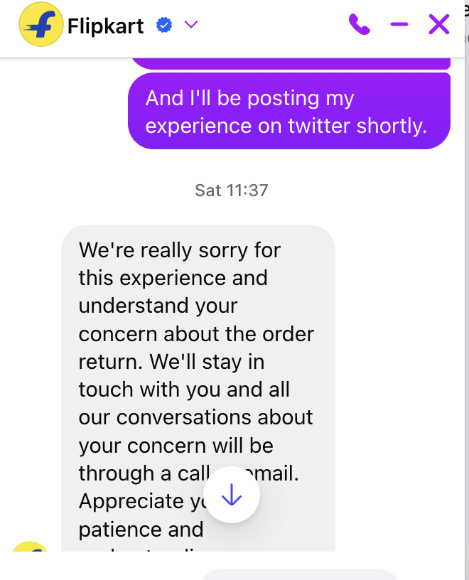 connect_naresh's tweet photo. Initially, I thought I'd post my experience with @Flipkart support on Twitter, but then I changed my mind and thought to have some fun with these guys in their customer support language. https://t.co/WI5Z2fsHRW