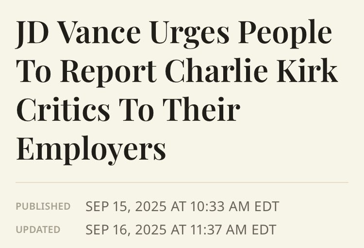 MayorQuimby5's tweet photo. Quick question: now that employers are paying large first amendment violation settlements to fired employees, would any of these companies like to try suing Mr. Vance to recoup their losses? Asking for a friend https://t.co/nGuANv18YC
