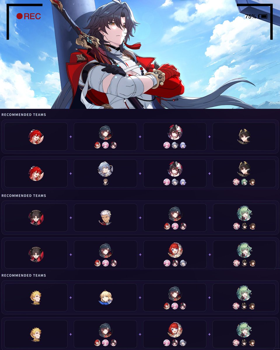 StarRailVerse1's tweet photo. Mortenax Blade is listed as a recommended teammate for Himeko Nova, Rin and Gilgamesh. 

#HonkaiStarRail https://t.co/JPtCdX7kgn