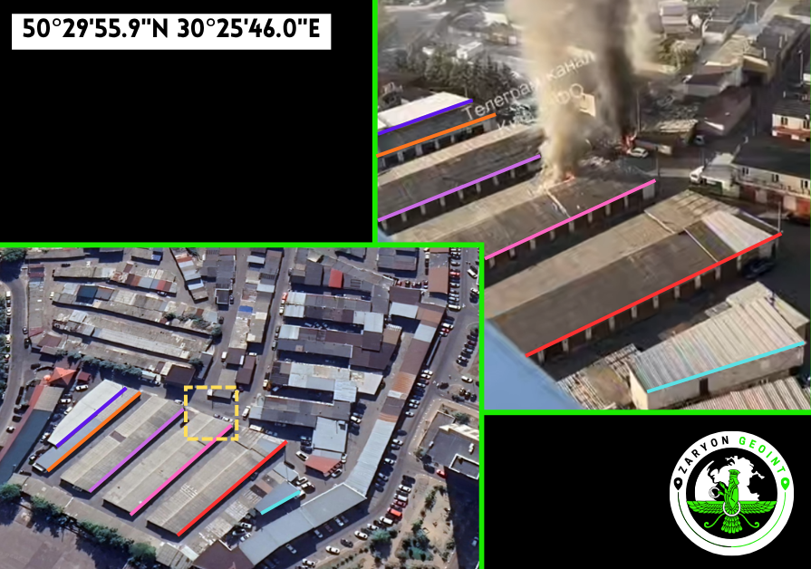 zarGEOINT's tweet photo. ➡️ Detailed geolocation:

🗺️ Kyiv [Київ], Kyiv Oblast, Ukraine
📍 Fire: 50.49886, 30.42943

Link: https://t.co/CbYgiCjQQQ

2/2 https://t.co/FrvLBrzMmA