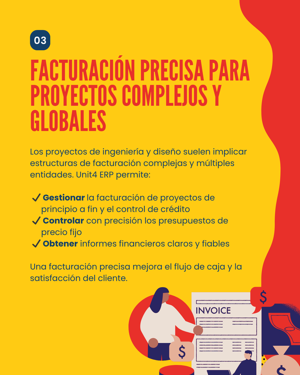 GCON4Group's tweet photo. 💡 Facturación precisa con Unit4 ERP:
✔ Control total de proyectos y crédito
✔ Presupuestos fiables
✔ Informes claros

Mejor cashflow, clientes más satisfechos. https://t.co/bFSw4B2rB1