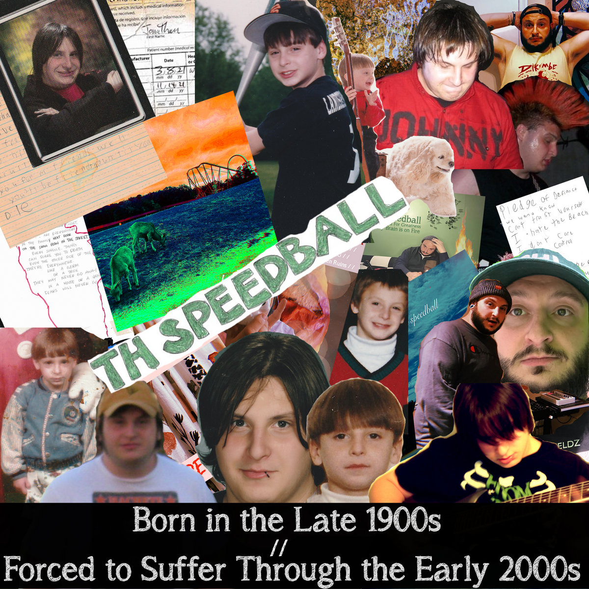 JohnnyKlix's tweet photo. If you like weird shit, such as yelling over heavy, melodic, punky, poppy, danceable music, and can see this, then check out my new record, Born in the Late 1900s, Forced to Suffer Through the Early 1900s. Otherwise, RT to spread the weird. Please/Thankyou https://t.co/OKtQxwWpXW https://t.co/bX8IkxEVjW