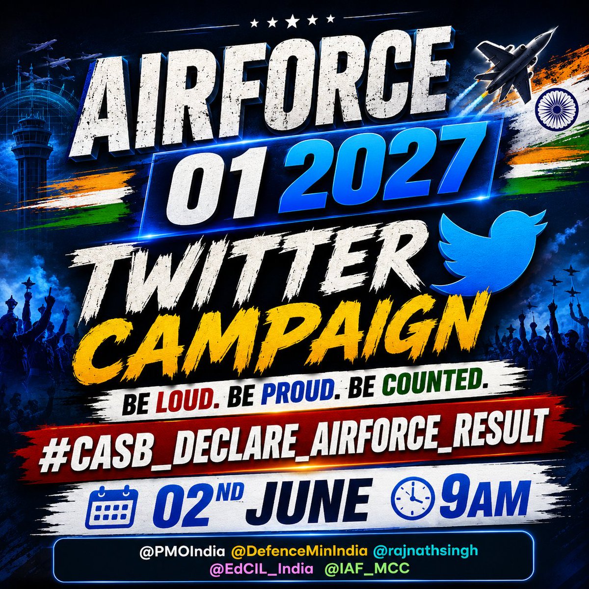 RudneshRaghav's tweet photo. #CASB_DECLARE_AIRFORCE_RESULT 

More than 60 Days , CASB Jago 
Thousands of Aspirants waiting eagerly for 01 2027  intake Result.
 #PMOindia #Casb
#Rojgarwithankit 
#CasbResultDo
No wait for the Result 😔 https://t.co/JF7FDeWNrF
