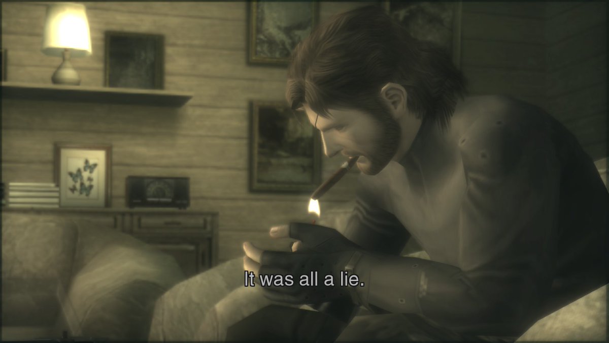 gilgoatesque's tweet photo. personne n'a menti c'est le meilleur jeu de l'histoire
comment le très mysogine kojima a pu écrire le personnage de the boss ça relève du surnaturel https://t.co/J9qjEUg8Ew