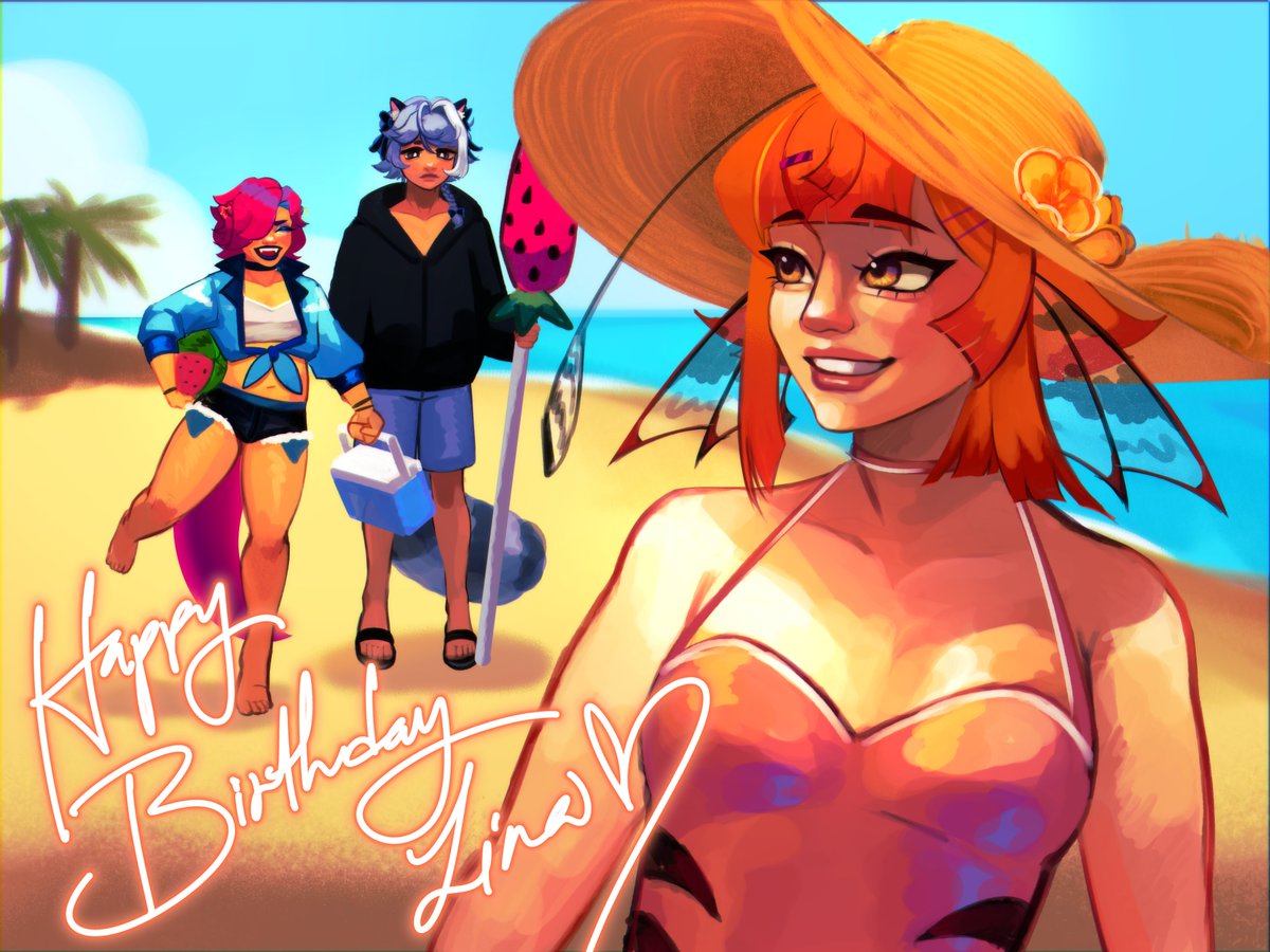suikaART_'s tweet photo. HAPPY BIRTHDAY LINA
my dearest friend i love you so much
let us become old men together ๐ฅฐ๐ฅฐ
#linart https://t.co/6IzqSh0TB0