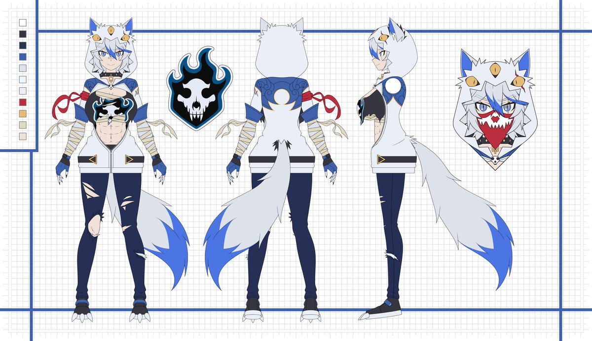 RykoiGarou's tweet photo. I'm Rykoi Garou, werewolf, Tokusatsu hero and horror/Toku/b movie buff. I usually stream retro and horror games on 🟣, and talk about the history of horror.

🎨#garoullery
♨️#garoule34
Designs: @dynobluevt, @Kamen_Drawer, @justtentative https://t.co/xnvndx0kIf
