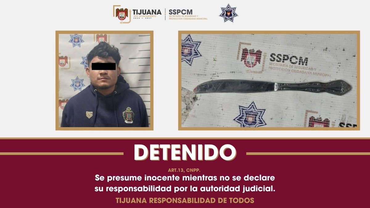 CANETO4's tweet photo. Noticias desde Tijuana  "Periodismo  de Investigación": *Arresta Policía Municipal de Tijuana a presunto a... https://t.co/nPB5NUauDB https://t.co/BOk851W6oX
