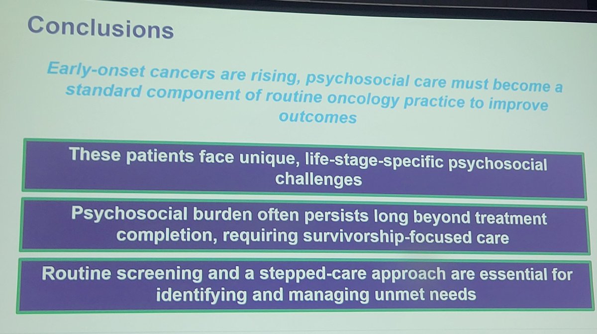 CancerInstIRE's tweet photo. @ASCO2026 Dr Ng, Dr Bergerot, Dr Su on the need for specialised services for young onset cancers - fertility, sexual health, psychosocial, financial, survivorship. The Young Onset Cancer Progamme in TSJCI @stjamesdublin in partnership with @IrishCancerSoc offers these services https://t.co/0BTANv1wCh