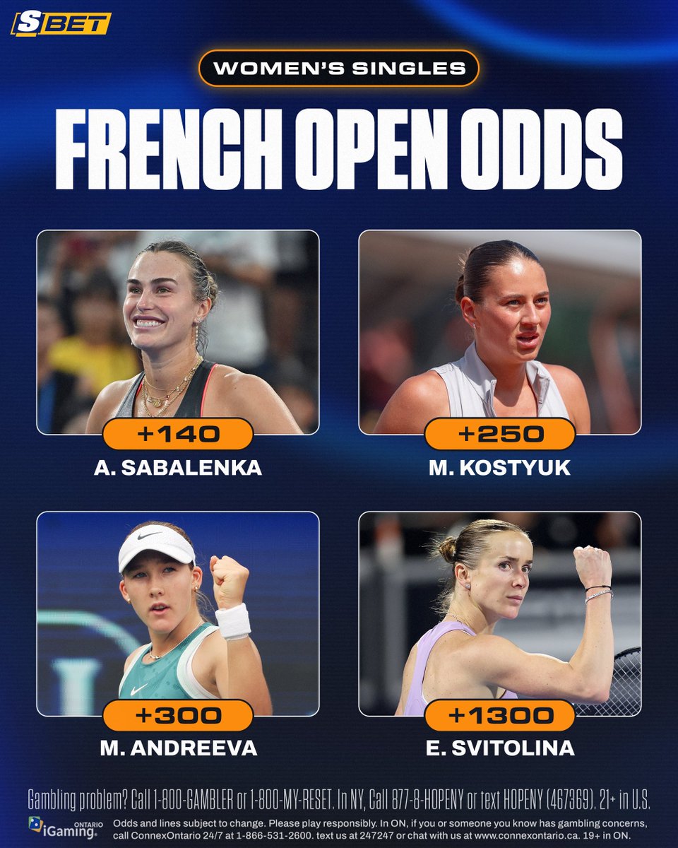 theScoreBet's tweet photo. THE FRENCH OPEN QF'S ARE SET. 

Who will be your 2026 Champions?? 🍿🎾 https://t.co/lHBUemoCXl
