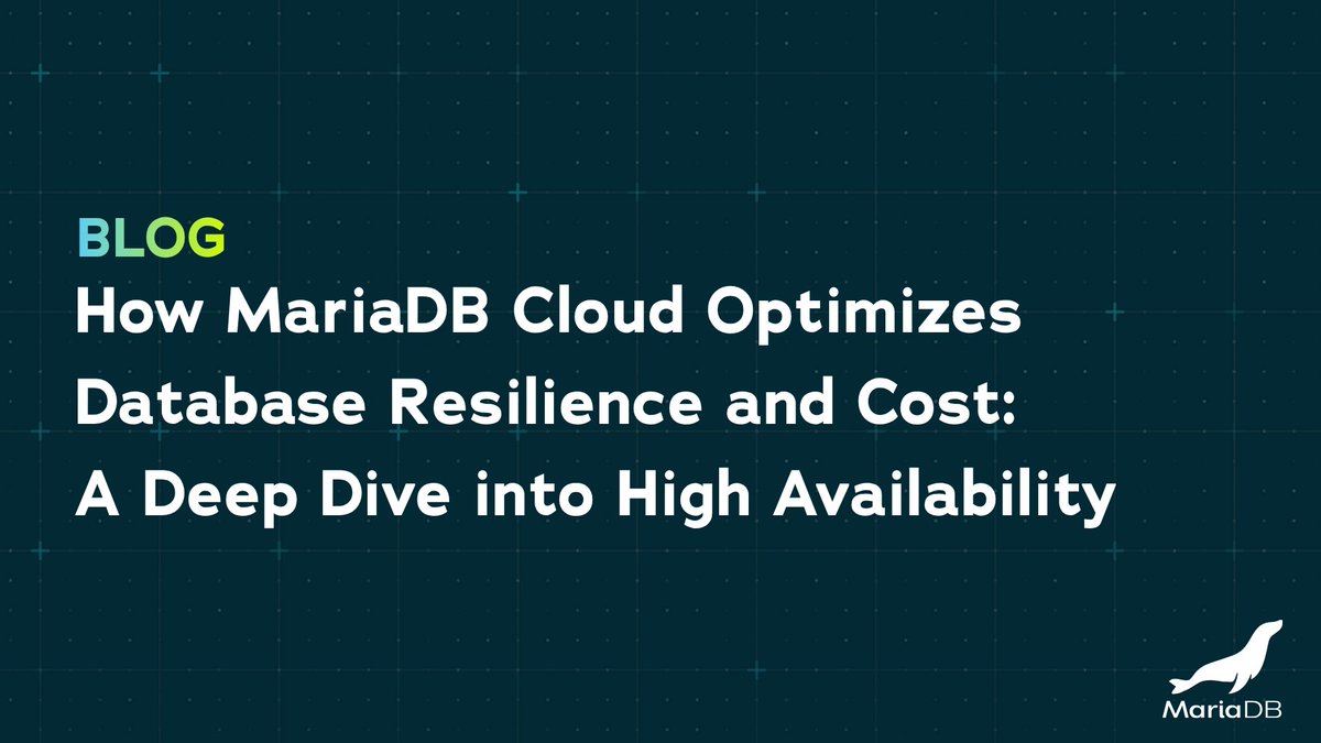 mariadb's tweet photo. Pay for the database capacity teams actually use 🗣

AWS RDS MariaDB autoscales storage but not compute, so teams size compute for peak and run it that way 24/7. MariaDB Cloud autoscales both, on sustained demand rather than spikes.

See the full breakdown ⬇️ https://t.co/4Yh0KnSBjO