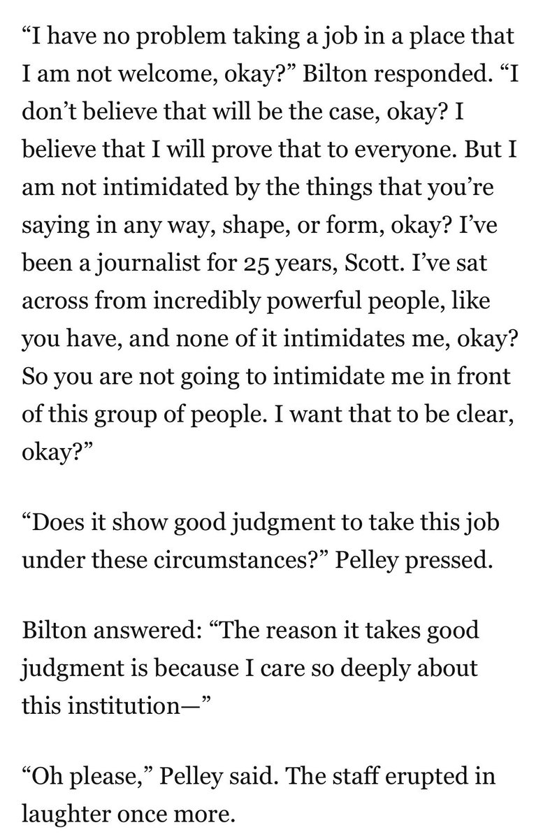 GarrettQuinn's tweet photo. Nick Bilton trying to Big J Journalist Scott Pelley is genuinely hilarious. https://t.co/HgYLR0D7cw