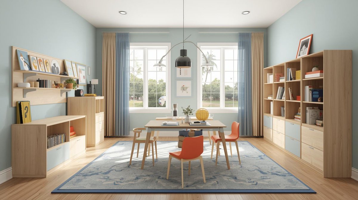 MonicaMendesRE's tweet photo. Every student needs their own study space. 👌
A change of scenery can boost focus, even in small spaces. Browse our study ideas and save your favorites!
#Home #SpacesForKids #StudyRoom #StudyArea #StudyRoomDesigns
https://t.co/uuguWWE8WK https://t.co/o33gbJJZjX