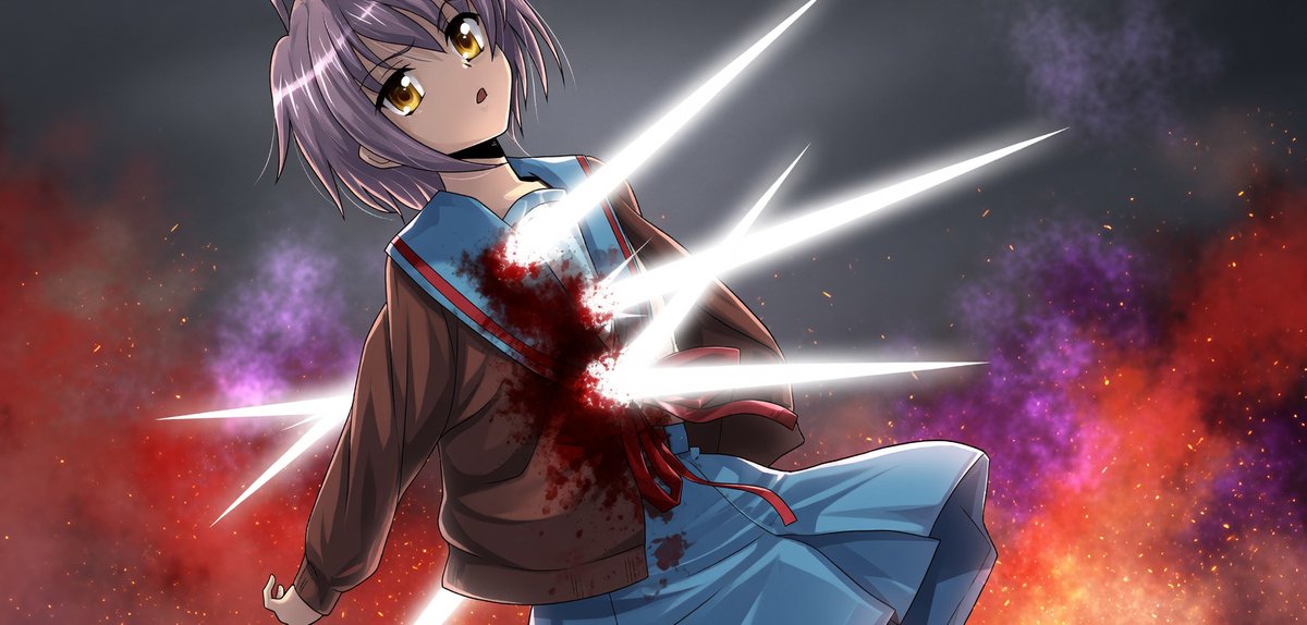 vanagan's tweet photo. 今日の #Grok 君
ハルヒの再放送観てなんか描こうと思ったけどその前に昔の絵を加工したらどうなるのかなってやってみたらもう描く気なくなっちった https://t.co/XKUv4rKoGl